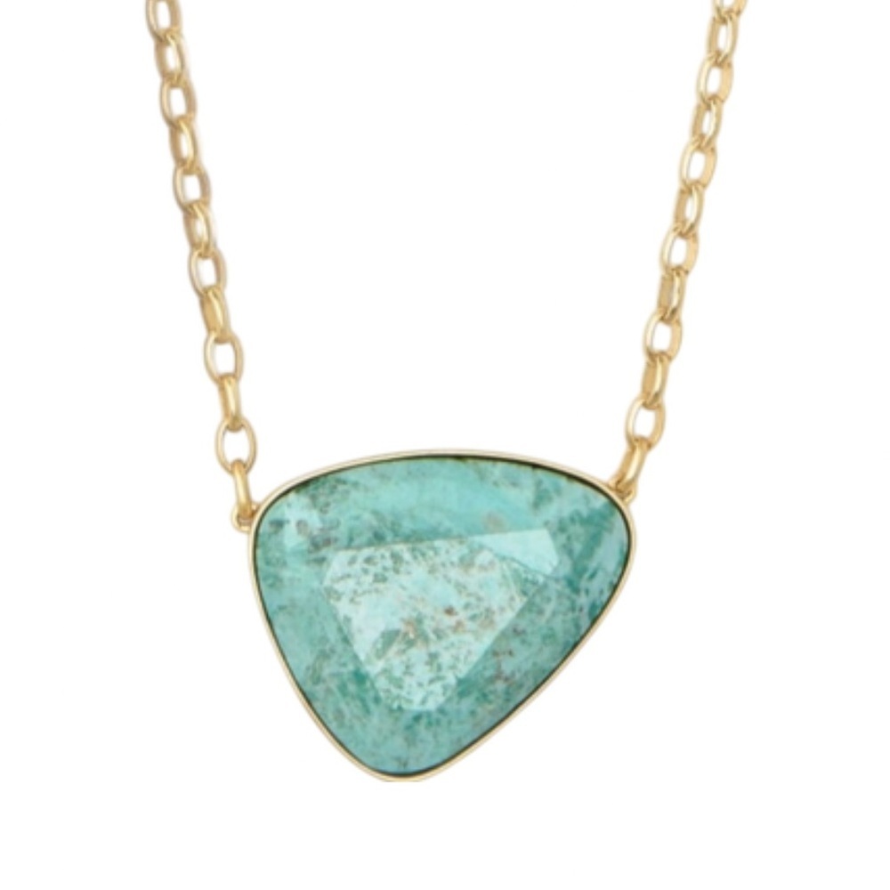 Kendra Scott McKenna Statement Necklace Aqua